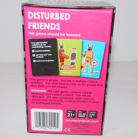 Disturbed Friends Adult Party Card Game - Picture 4 of 6